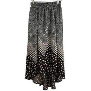 Megan‎ Huntz Atlanta Multi Patterned Midi Skirt